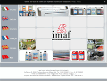 Tablet Screenshot of imaf.it